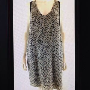 💋J Crew Silk Floral Ella Sleeveless Shift Dress
